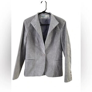 Samuel Robert lavender purple leather suede jacket